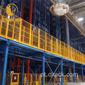 Plataforma de estrutura de aço para armazenamento de armazém